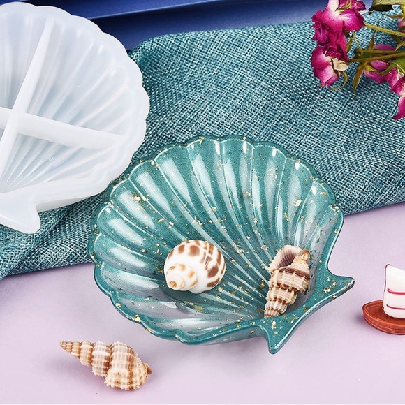 Shell Jewelry Tray Resin Mold- New - Picture 2 of 5